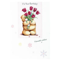 Hallmark Forever Friends Bear With Roses Card