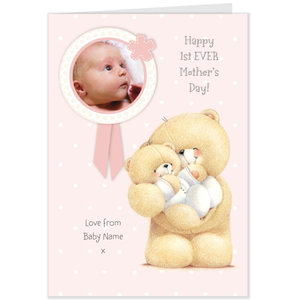 Hallmark Forever Friends First Mothers Day Photo Upload Pink Card