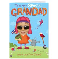 Hallmark Grandad Fun Face Upload Card