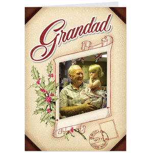 Hallmark Grandad Photo Upload Christmas Card