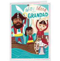 Hallmark Grandad Pirates 3 Face Uploads Card