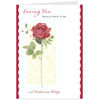 Hallmark One I Love Rose Christmas Card