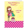 Hallmark Shopaholic Daughter Birthday Card