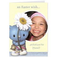 Hallmark Tippi with Flower Photo Upload Easter Card