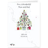 Hallmark Wonderful Mum and Dad Christmas Tree Card