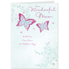 Hallmark Wonderful Mum Mothers Day Card with Butterflies