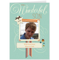 Hallmark Wonderful Son Photo Upload Graduation Card