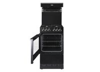 VALOR V50HLGBLK (V50HLG) 50cm high level gas cooker in Black, Four Gas Burners, 42L capacity Oven, high level grill