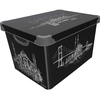 Maqio 22 Litre Plastic Storage IML Print Istanbul DÃ©cor Box
