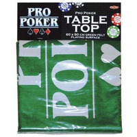 Pro Poker Table Top Green Felt Playing Surface