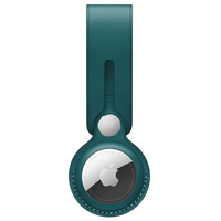 Apple AirTag Leather Loop - Forest Green