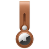 Apple AirTag Leather Loop - Saddle Brown