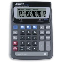 Aurora DT85V Desktop Calculator Battery/Solar-power 12