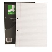 Q-Connect Feint Ruled Margin Headbound Refill Pad 160pp A4 - KF02228