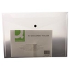 Q-Connect Polypropylene Document Folder A4 Clear Pk 12- KF01244Q