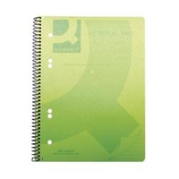 Q-Connect Spiral Bound Polypropylene Notebook 160pp A5 Pk5- KF10033
