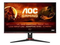 AOC Gaming Q27G2E/BK - G2 Series - LED monitor - QHD - 27"