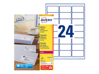 Avery - address labels - 2400 label(s) - 63.5 x 33.9 mm