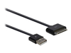 Belkin - iPad / iPhone / iPod charging / data cable - USB - 4 PIN USB Type A (M) - Apple Dock connector (M) - 3 m - black - for Apple iPad 1; 2; 3; iPhone 3G,  3GS,  4,  4S; iPod (4G,  5G); iPod classic; iPod mini; iPod nano (1G,  2G,  3G,  4G,  5G,  6G); iPod tou