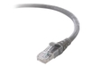 Belkin 10G - Patch cable - RJ-45 (M) - RJ-45 (M) - 3 m - CAT 6a - moulded,  stranded,  snagless - grey - B2B