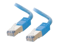 C2G Cat5e Booted Shielded (STP) Network Patch Cable - patch cable - 20 m - blue