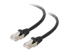 C2G Cat5e Booted Shielded (STP) Network Patch Cable - patch cable - 3 m - black