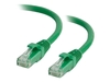 C2G Cat5e Booted Unshielded (UTP) Network Patch Cable - patch cable - 1 m - green