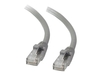 C2G Cat5e Booted Unshielded (UTP) Network Patch Cable - patch cable - 1 m - grey