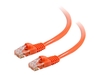 C2G Cat5e Booted Unshielded (UTP) Network Patch Cable - patch cable - 1 m - orange