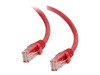 C2G Cat5e Booted Unshielded (UTP) Network Patch Cable - patch cable - 1 m - red