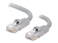 C2G Cat5e Booted Unshielded (UTP) Network Patch Cable - patch cable - 1.5 m - grey