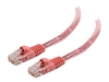 C2G Cat5e Booted Unshielded (UTP) Network Patch Cable - patch cable - 3 m - pink