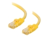 C2G Cat5e Booted Unshielded (UTP) Network Patch Cable - patch cable - 3 m - yellow