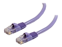 C2G Cat5e Booted Unshielded (UTP) Network Patch Cable - patch cable - 5 m - purple