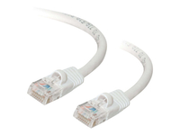 C2G Cat5e Booted Unshielded (UTP) Network Patch Cable - patch cable - 5 m - white