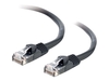 C2G Cat5e Booted Unshielded (UTP) Network Patch Cable - patch cable - 50 cm - black