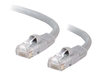 C2G Cat5e Booted Unshielded (UTP) Network Patch Cable - patch cable - 7 m - grey