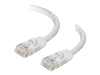 C2G Cat5e Booted Unshielded (UTP) Network Patch Cable - patch cable - 7 m - white