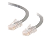 C2G Cat5e Non-Booted Unshielded (UTP) Network Crossover Patch Cable - crossover cable - 3 m - grey