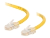 C2G Cat5e Non-Booted Unshielded (UTP) Network Patch Cable - patch cable - 1 m - yellow