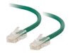 C2G Cat5e Non-Booted Unshielded (UTP) Network Patch Cable - patch cable - 10 m - green