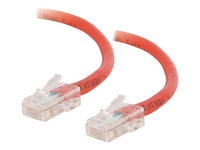 C2G Cat5e Non-Booted Unshielded (UTP) Network Patch Cable - patch cable - 2 m - red