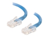 C2G Cat5e Non-Booted Unshielded (UTP) Network Patch Cable - patch cable - 3 m - blue