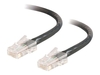 C2G Cat5e Non-Booted Unshielded (UTP) Network Patch Cable - patch cable - 50 cm - black