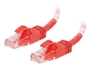 C2G Cat6 Booted Unshielded (UTP) Crossover Patch Cable - crossover cable - 3 m - red