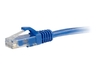 C2G Cat6 Booted Unshielded (UTP) Network Patch Cable - patch cable - 1 m - blue