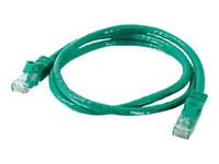 C2G Cat6 Booted Unshielded (UTP) Network Patch Cable - patch cable - 1 m - green