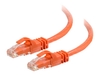 C2G Cat6 Booted Unshielded (UTP) Network Patch Cable - patch cable - 1 m - orange