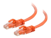 C2G Cat6 Booted Unshielded (UTP) Network Patch Cable - patch cable - 1 m - orange