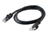 C2G Cat6 Booted Unshielded (UTP) Network Patch Cable - patch cable - 2 m - black